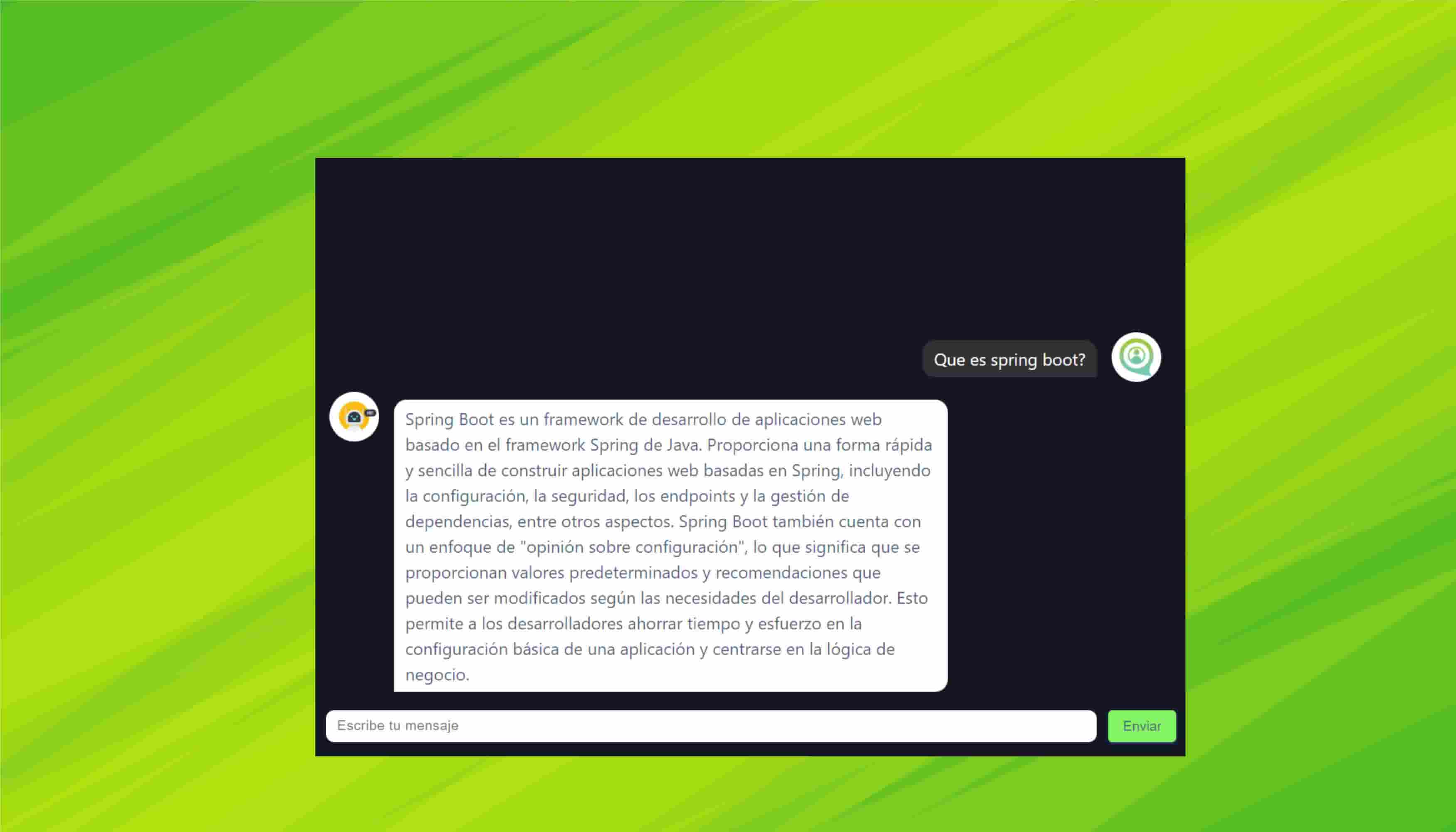 Chat web capture